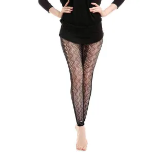 Gatsby Fishnet Abstract Leggings