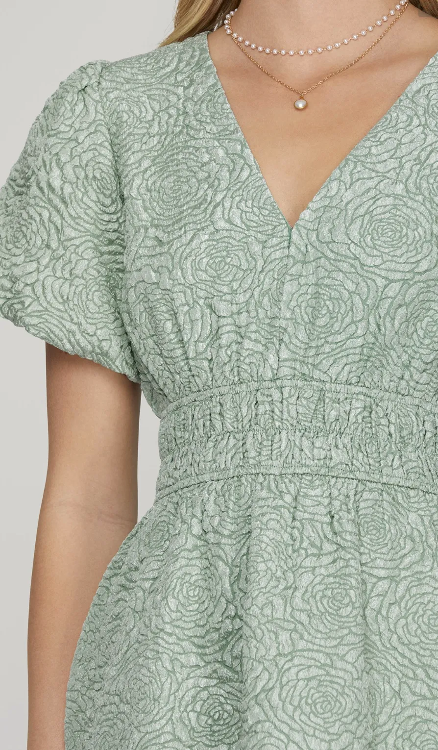 Gorgeous Detailed Jaquard Dress