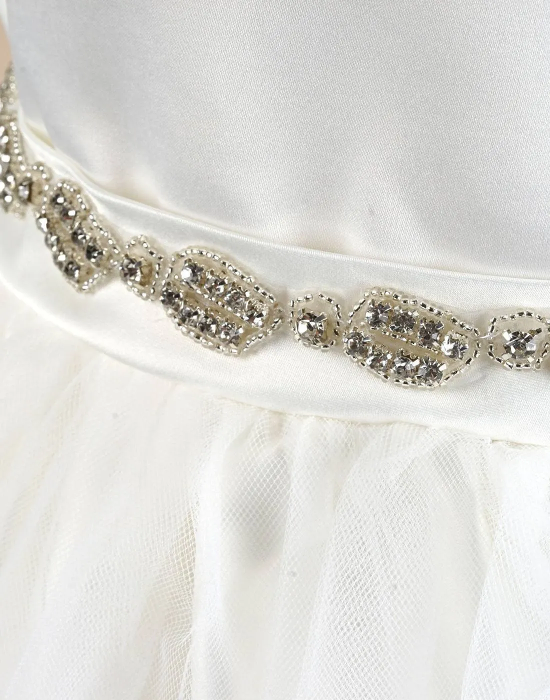 Gorgeous Snow White Flower Girl Dress
