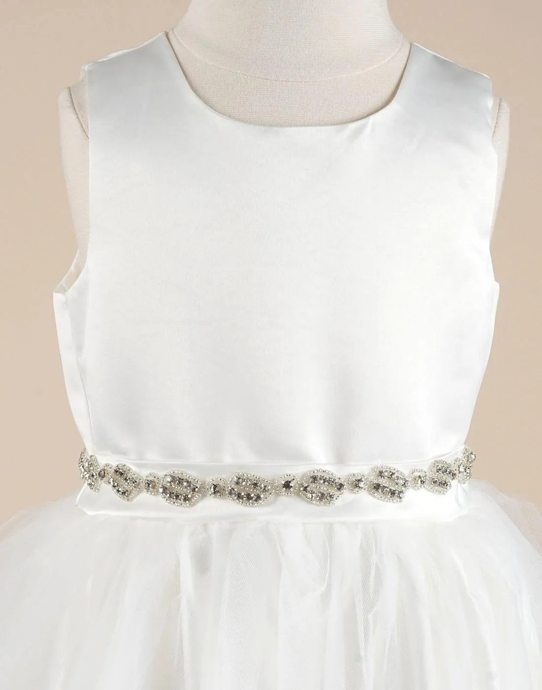 Gorgeous Snow White Flower Girl Dress