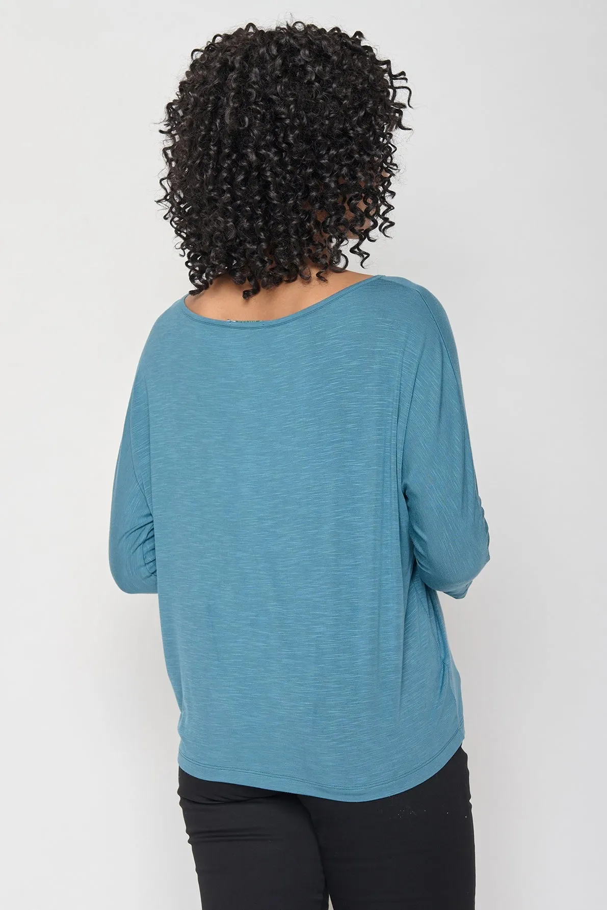 Greenbomb Basic Simper Longsleeve Top - Steelblue