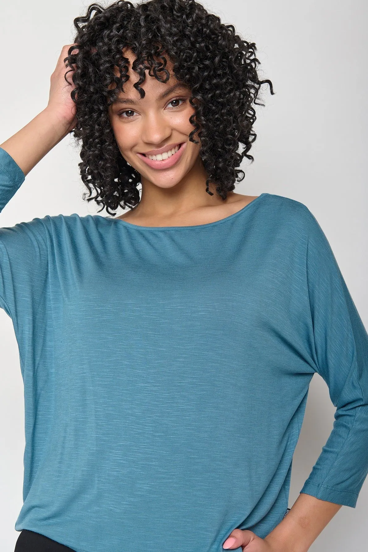 Greenbomb Basic Simper Longsleeve Top - Steelblue