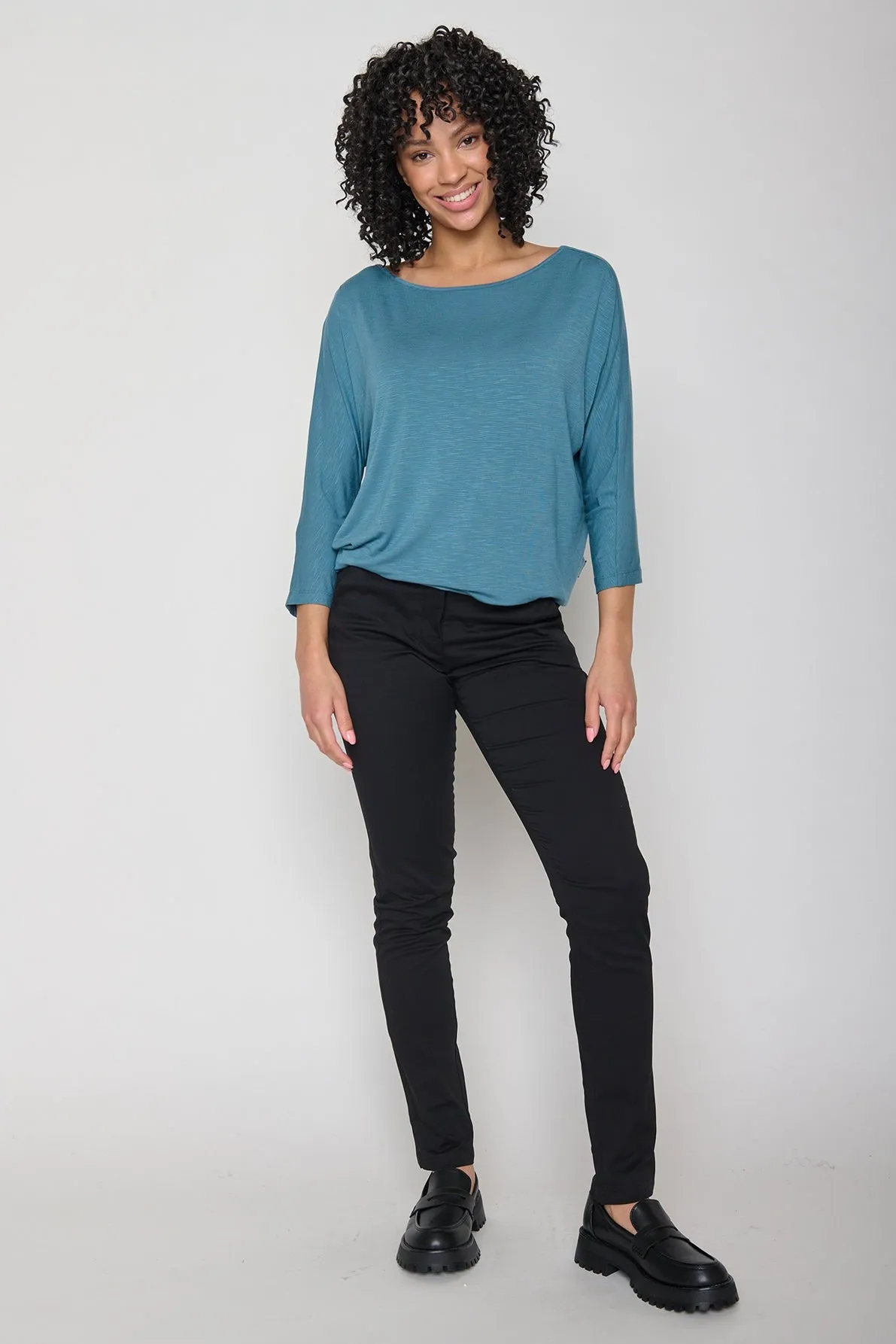 Greenbomb Basic Simper Longsleeve Top - Steelblue