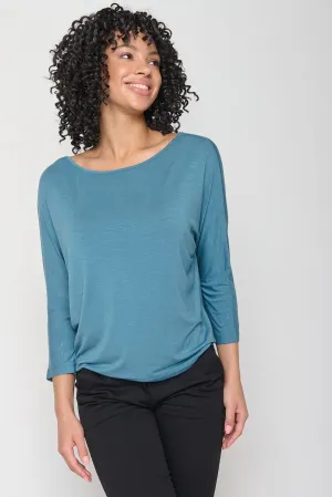 Greenbomb Basic Simper Longsleeve Top - Steelblue