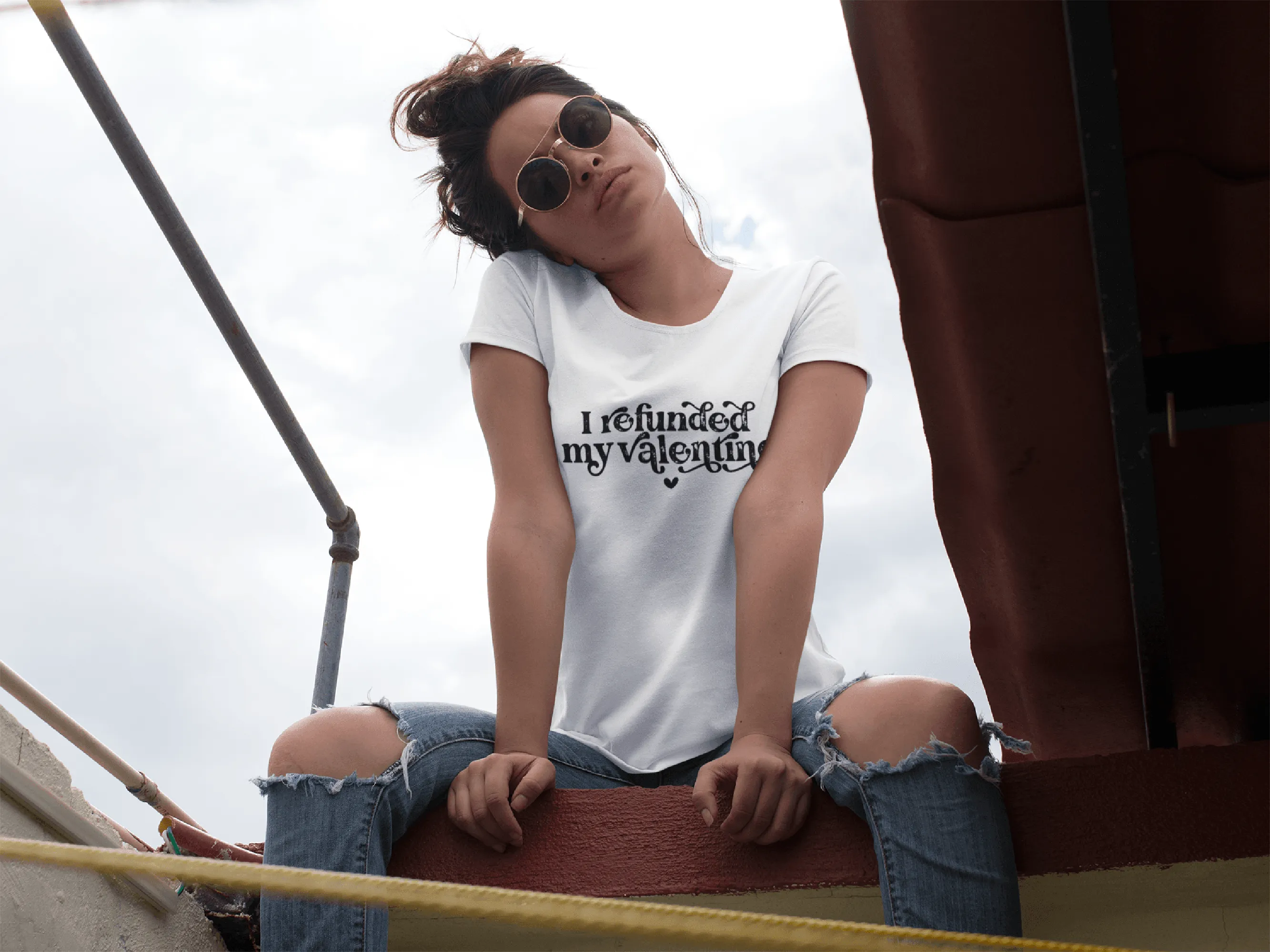 I REFUNDED MY VALENTINE T-shirt