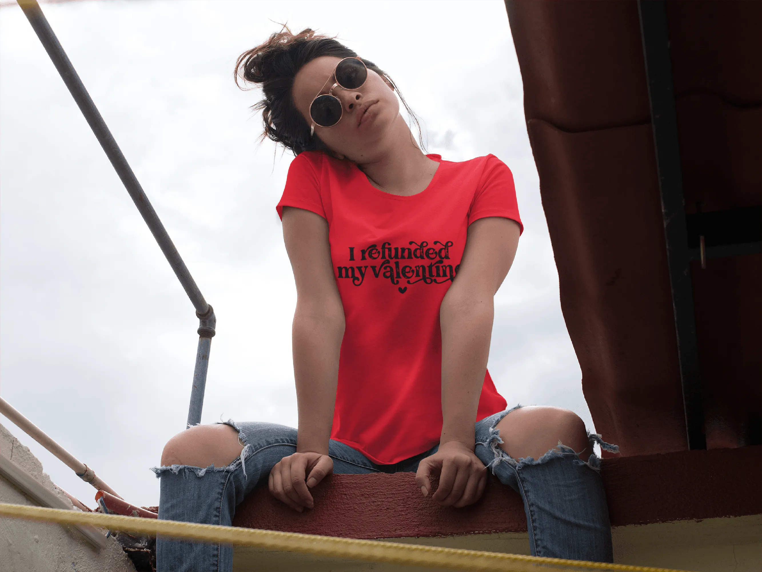 I REFUNDED MY VALENTINE T-shirt
