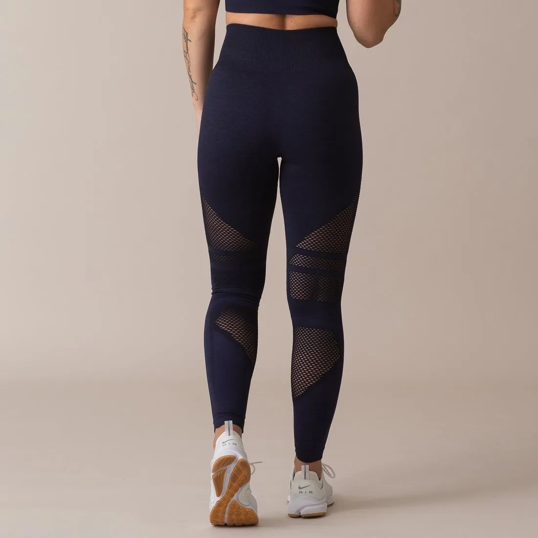 ICIW Seamless High Waist Tights - Navy Melange
