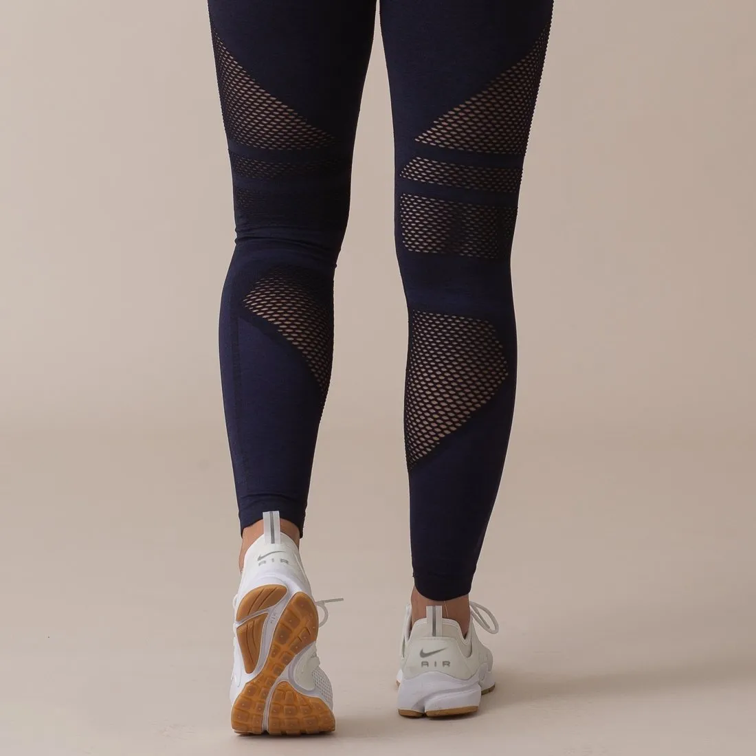 ICIW Seamless High Waist Tights - Navy Melange