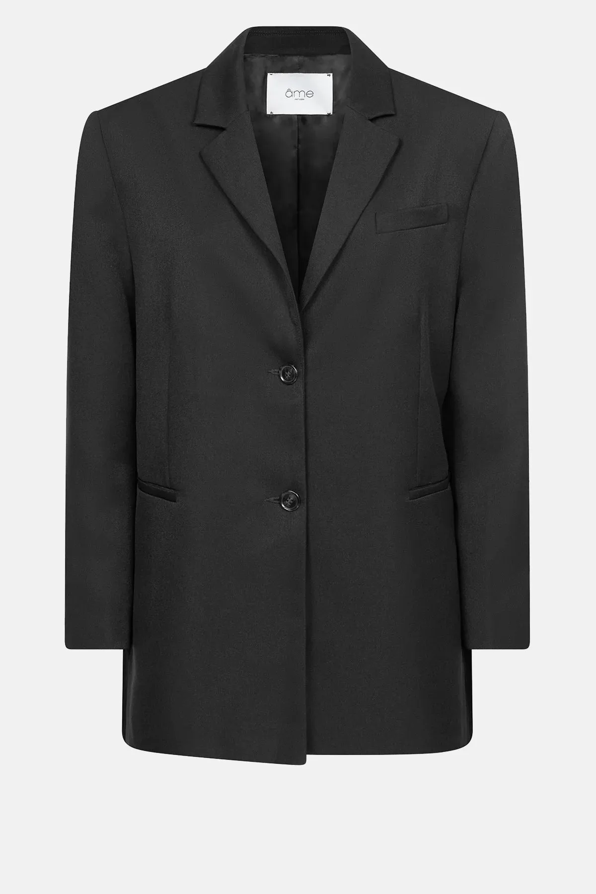 JULIAN OVERSIZED SINGLE BREASTED BLAZER | BLACK