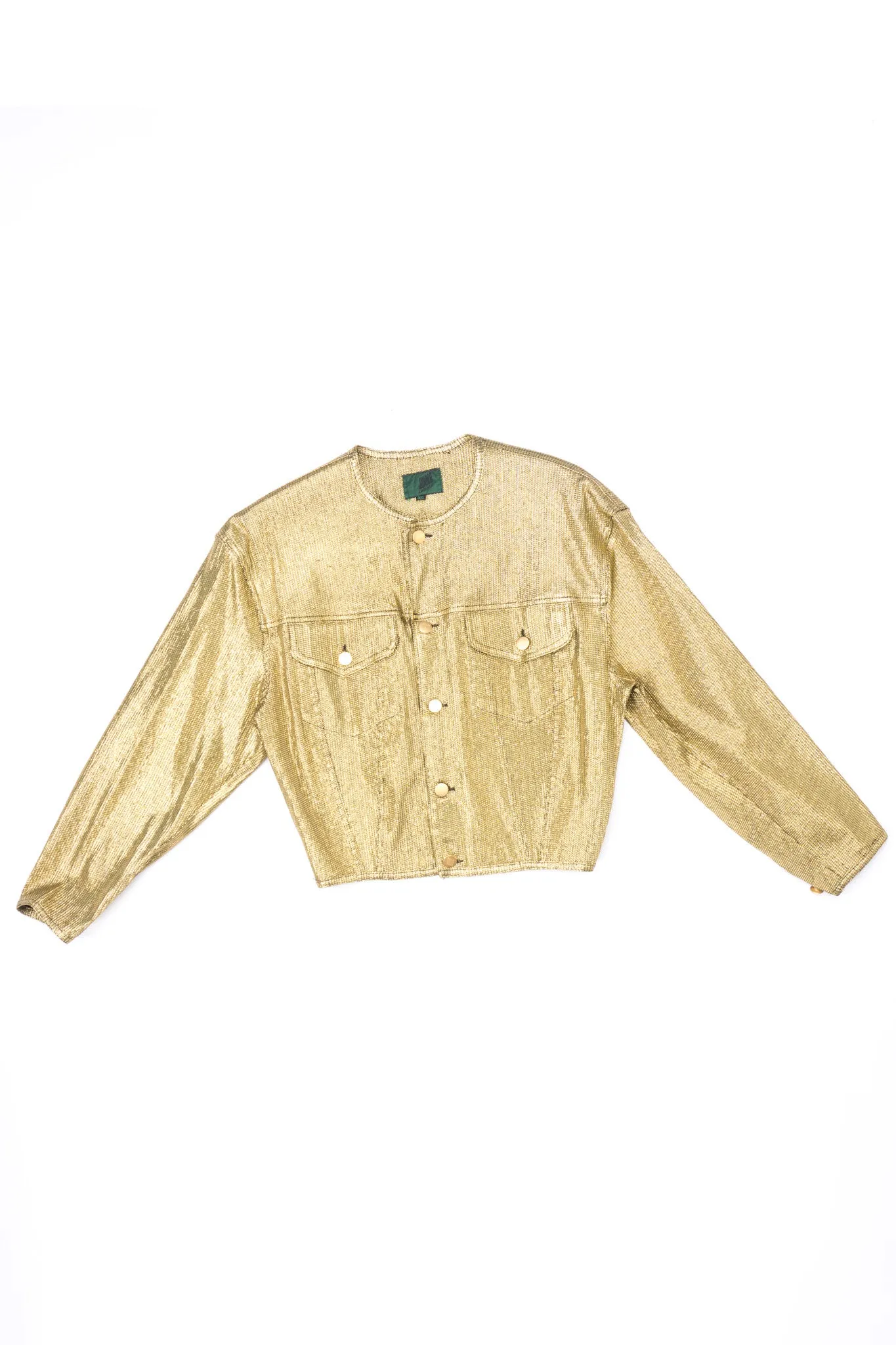 Junior Gaultier Metallic Jean Jacket