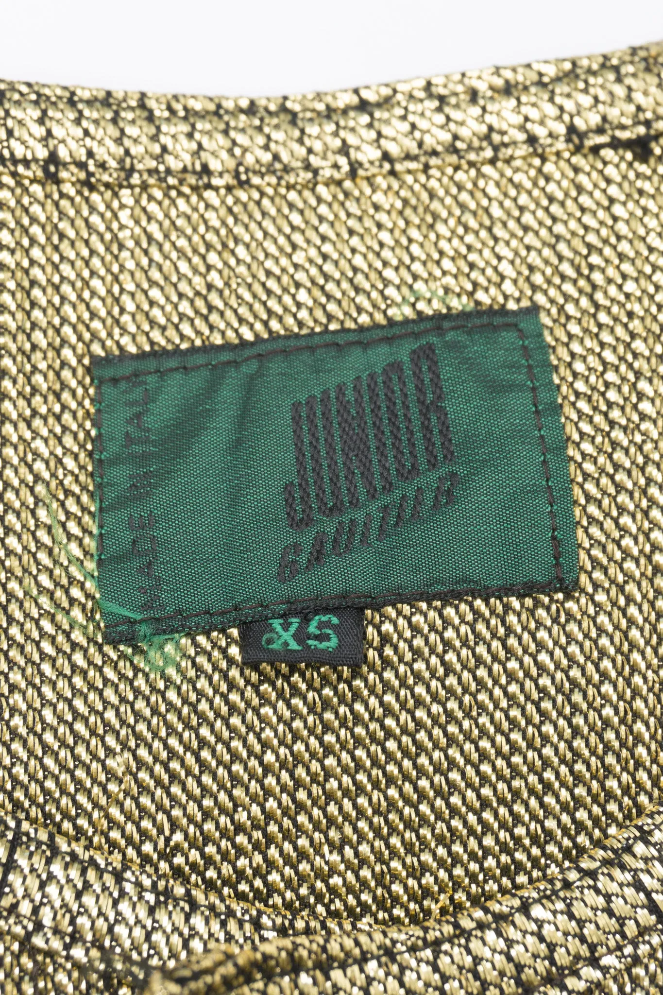 Junior Gaultier Metallic Jean Jacket