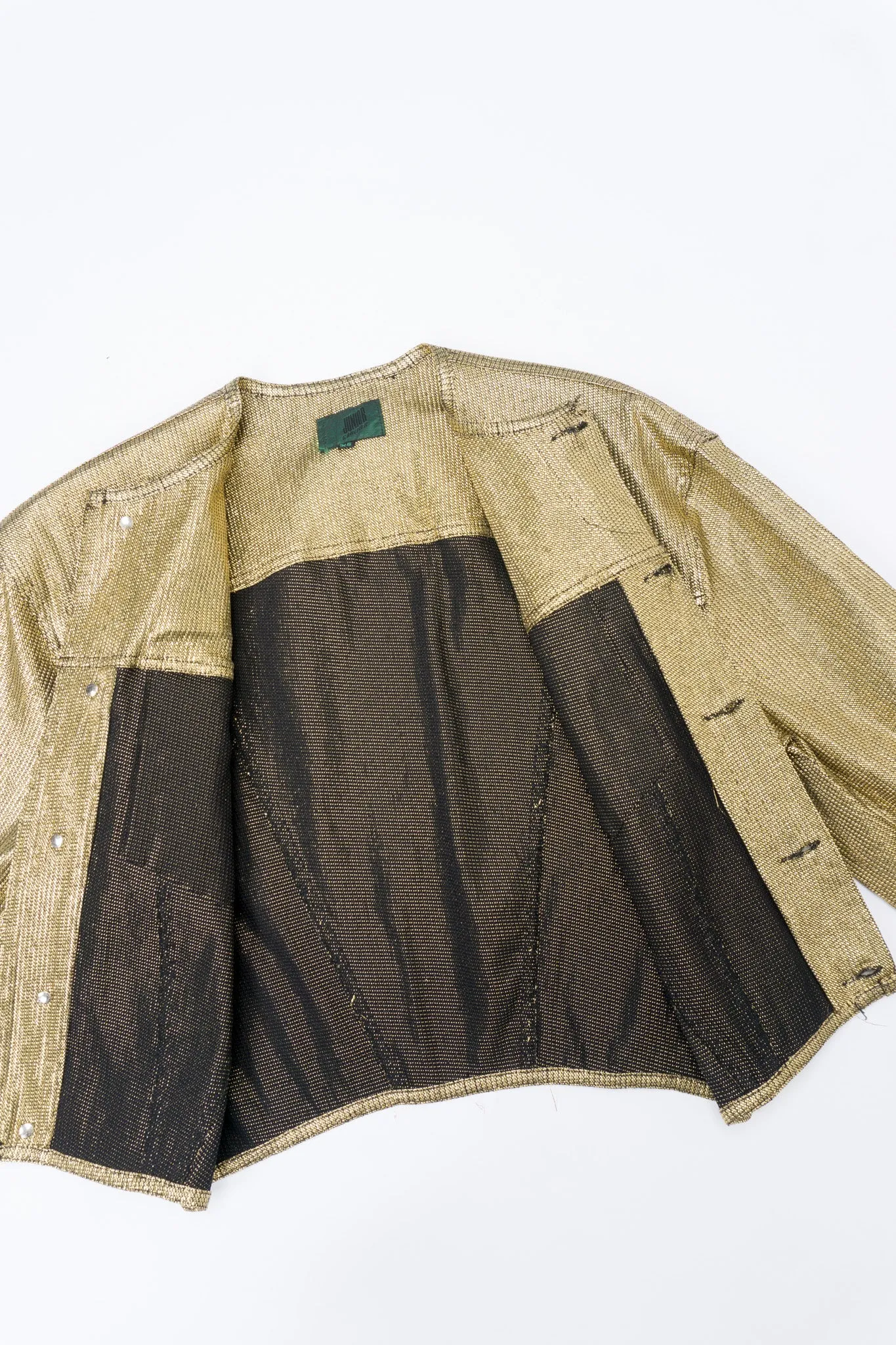 Junior Gaultier Metallic Jean Jacket