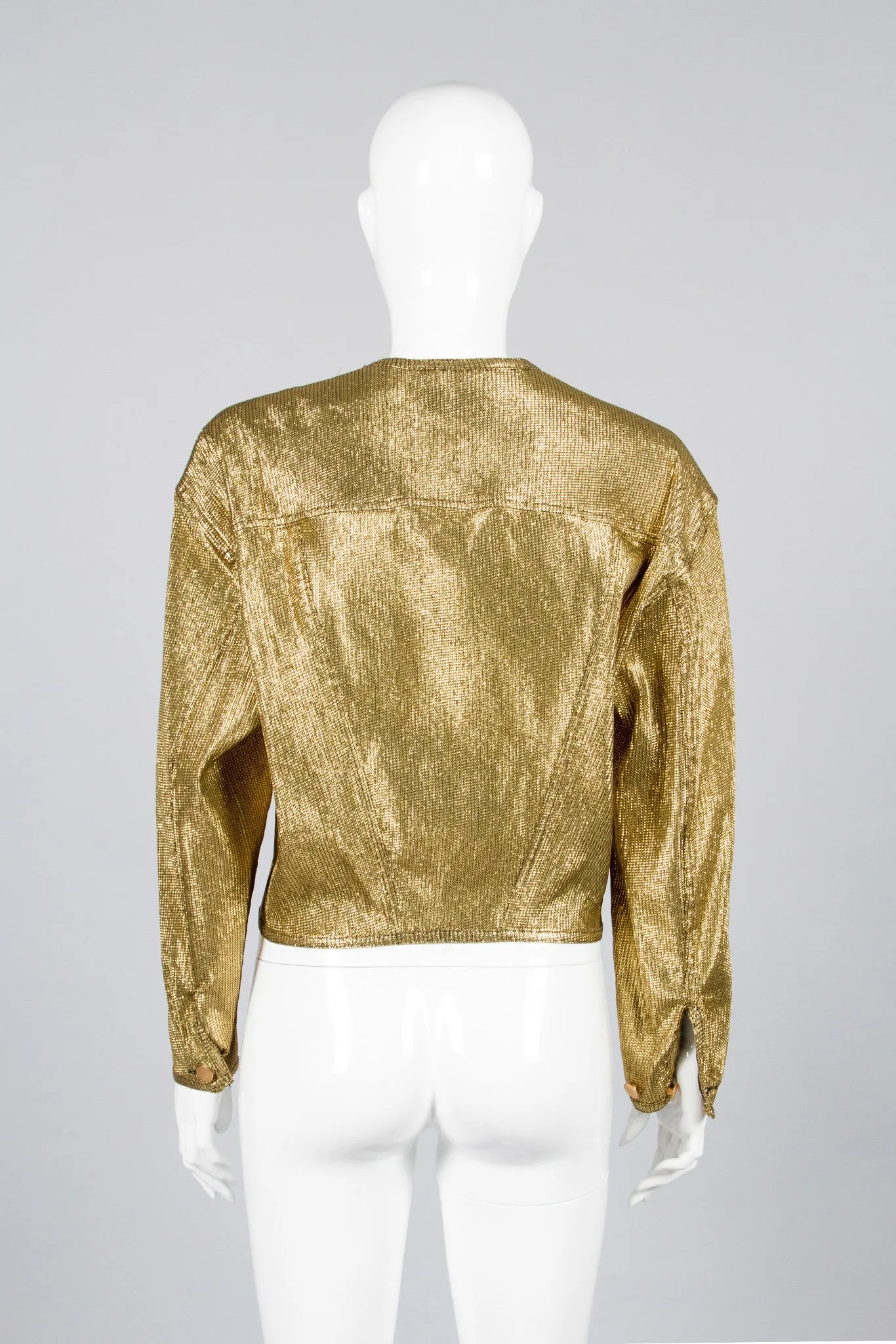 Junior Gaultier Metallic Jean Jacket