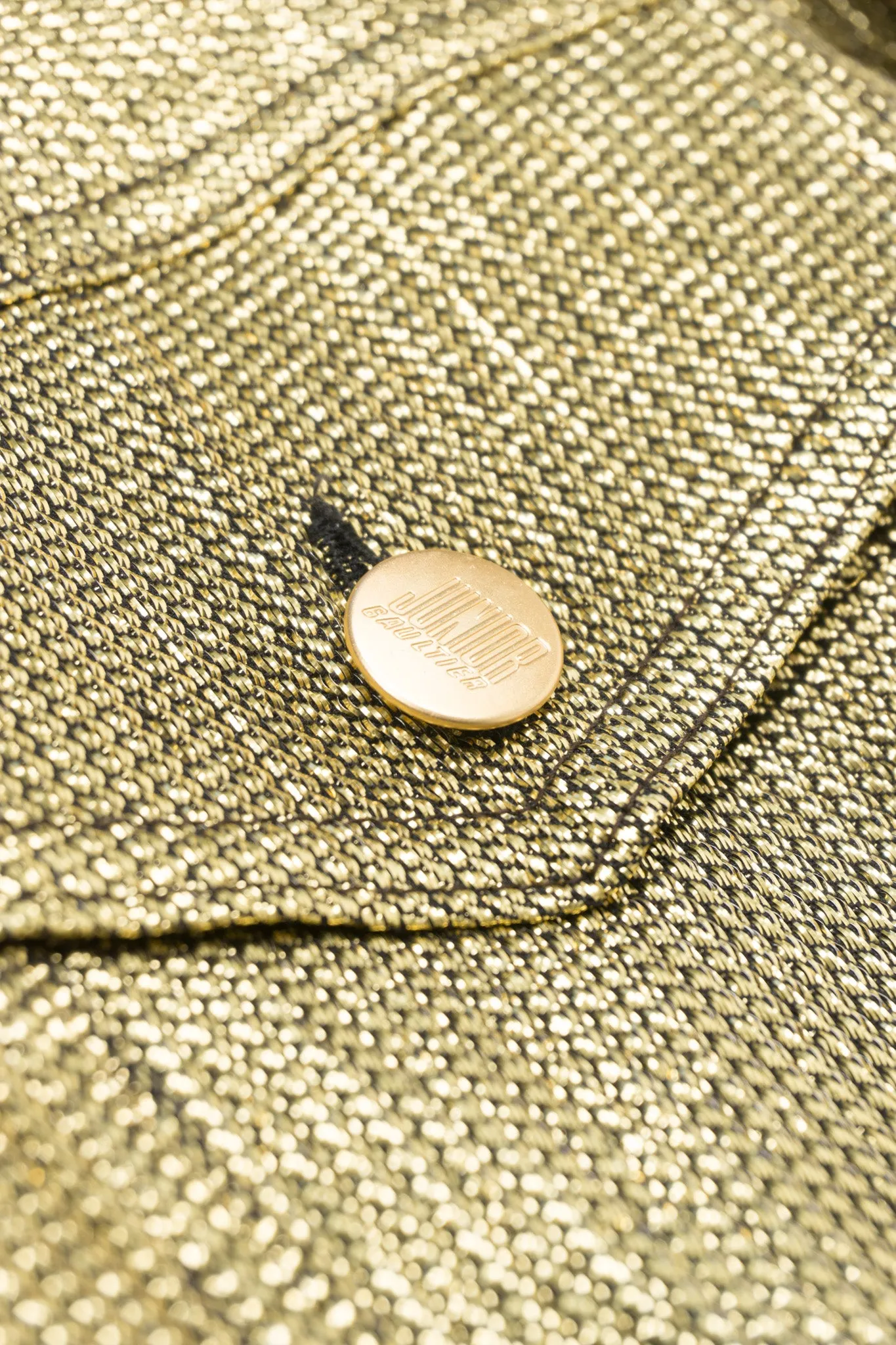 Junior Gaultier Metallic Jean Jacket
