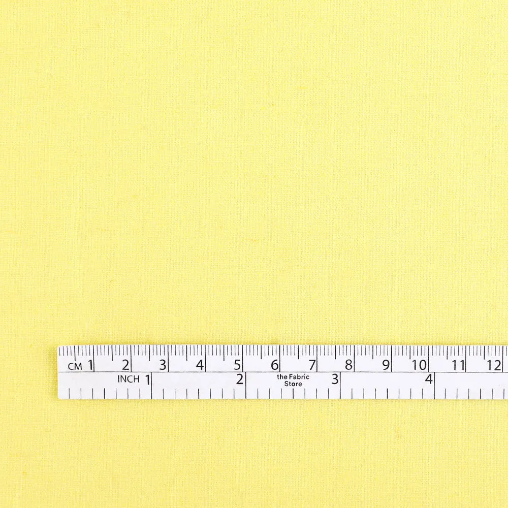 Linen / Viscose - Lemon Ice