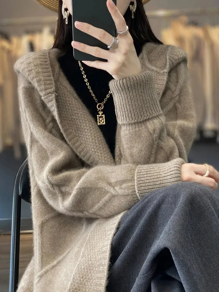 Long Merino Wool Sweater