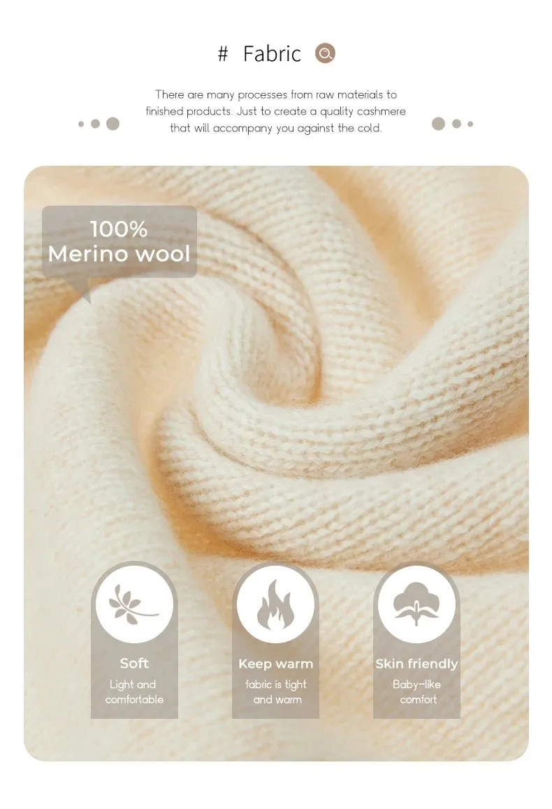 Long Merino Wool Sweater