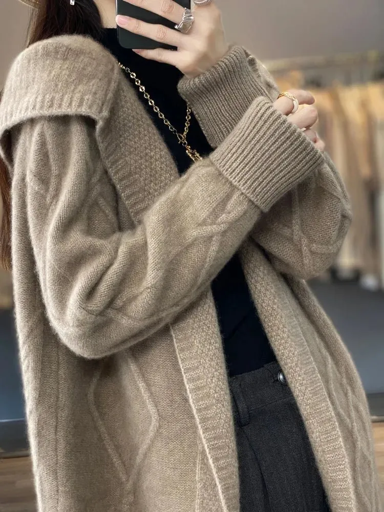 Long Merino Wool Sweater