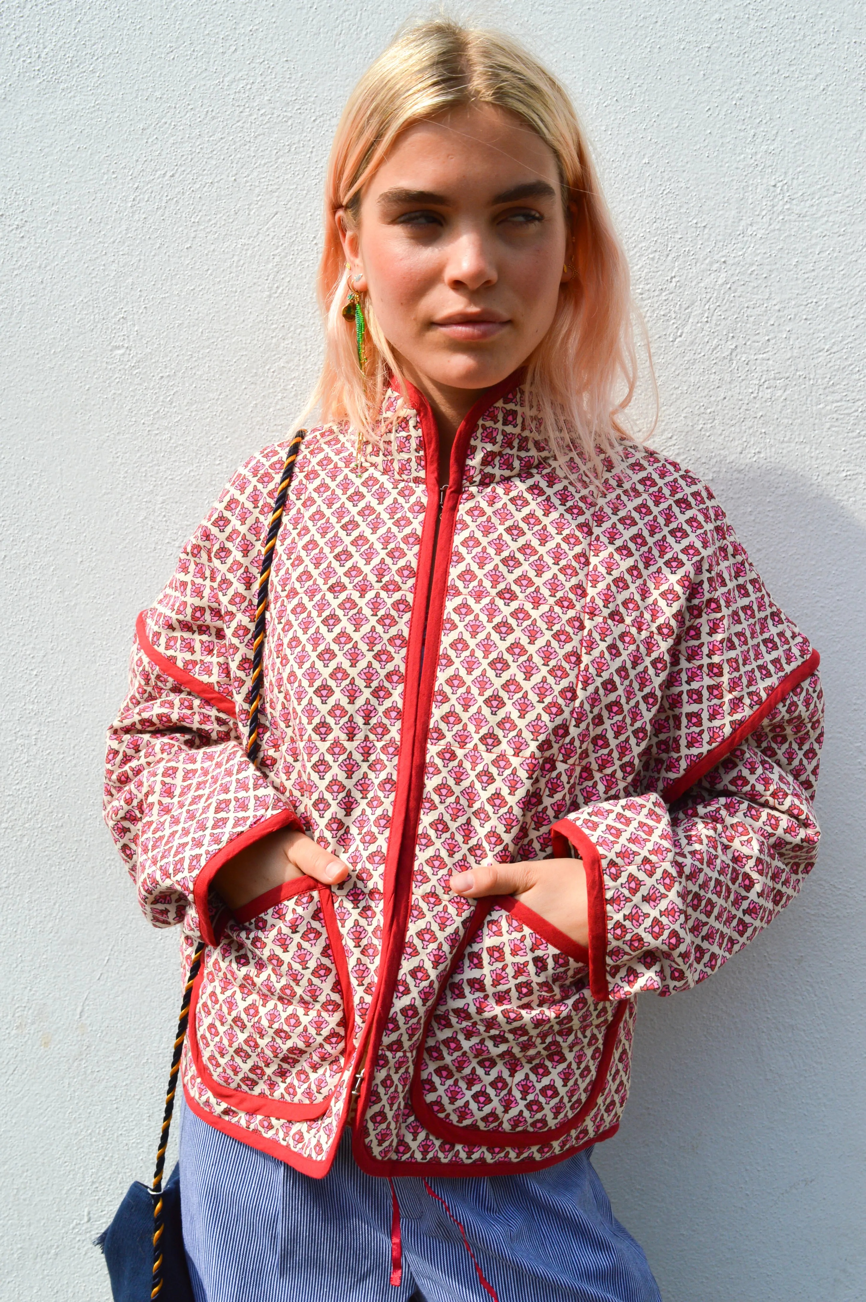 M.A.B.E Viti Print Pink Jacket