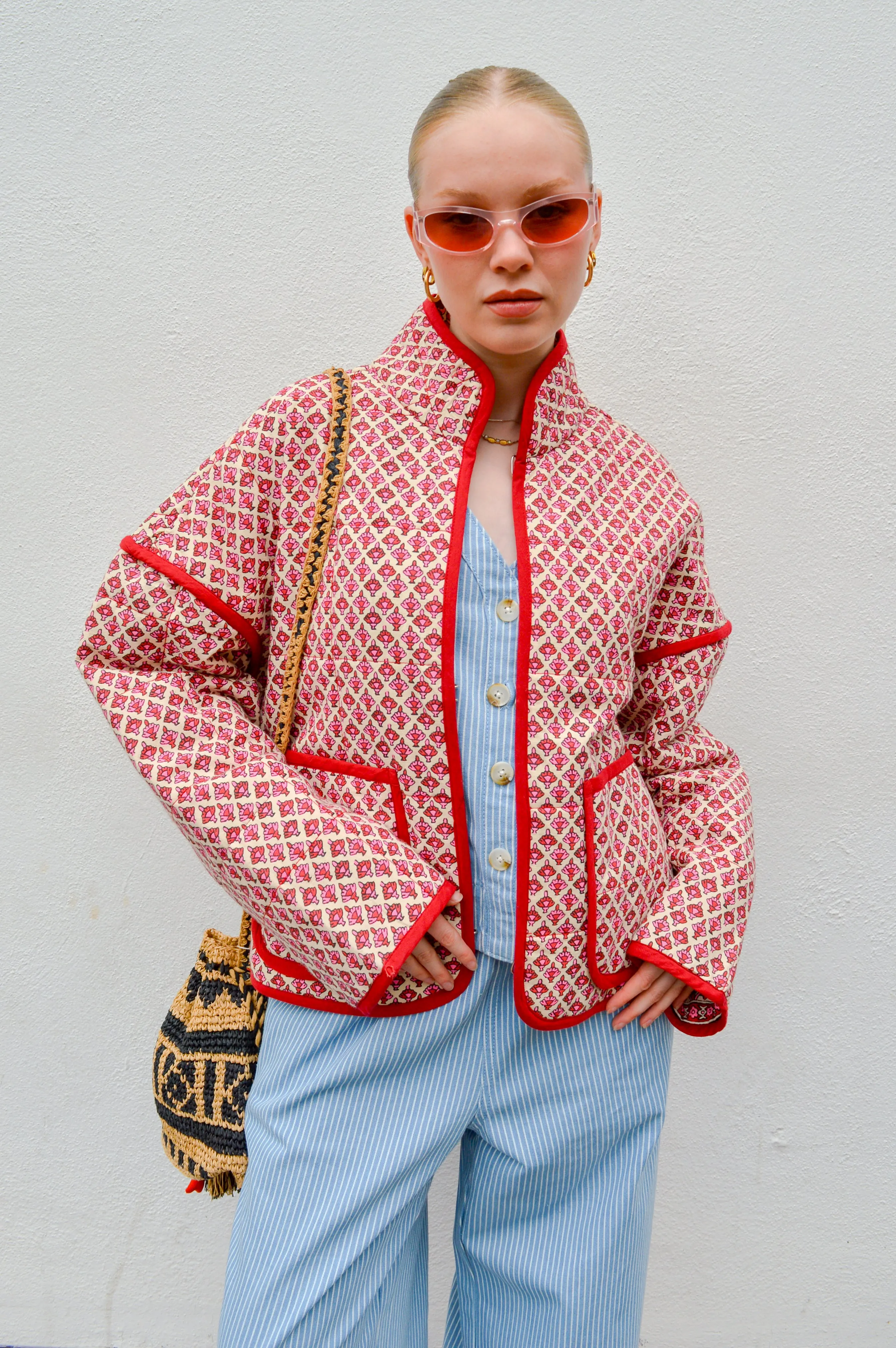 M.A.B.E Viti Print Pink Jacket