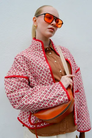 M.A.B.E Viti Print Pink Jacket