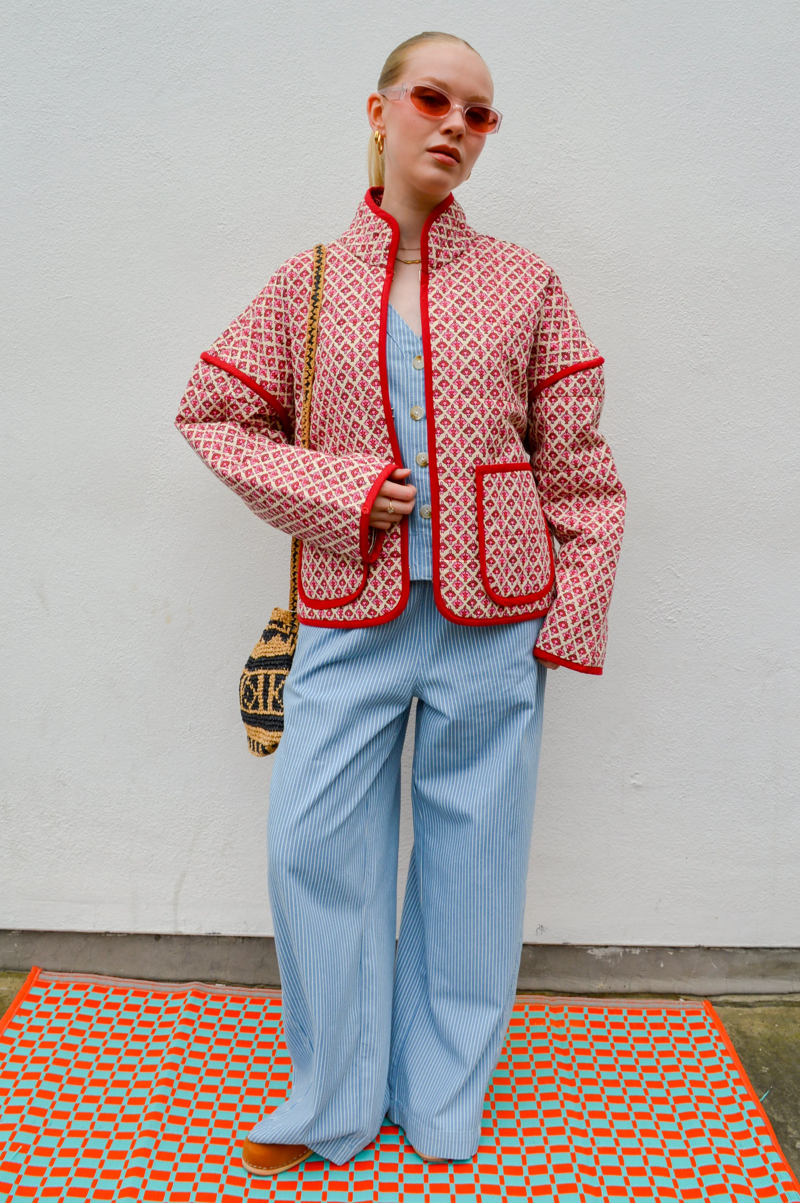 M.A.B.E Viti Print Pink Jacket