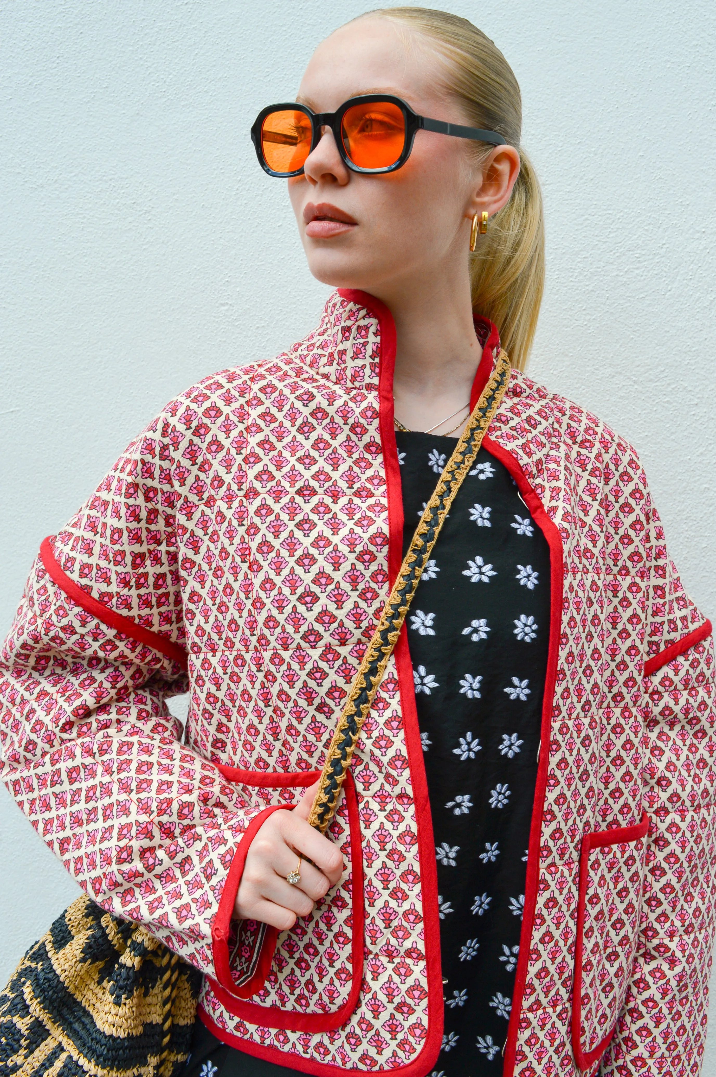 M.A.B.E Viti Print Pink Jacket