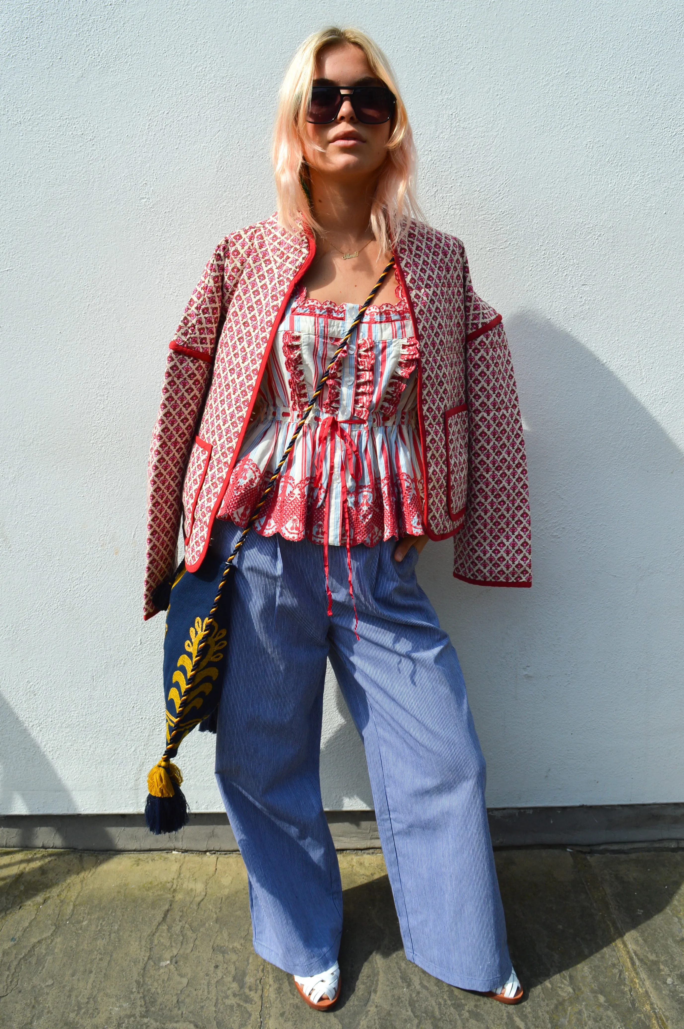 M.A.B.E Viti Print Pink Jacket