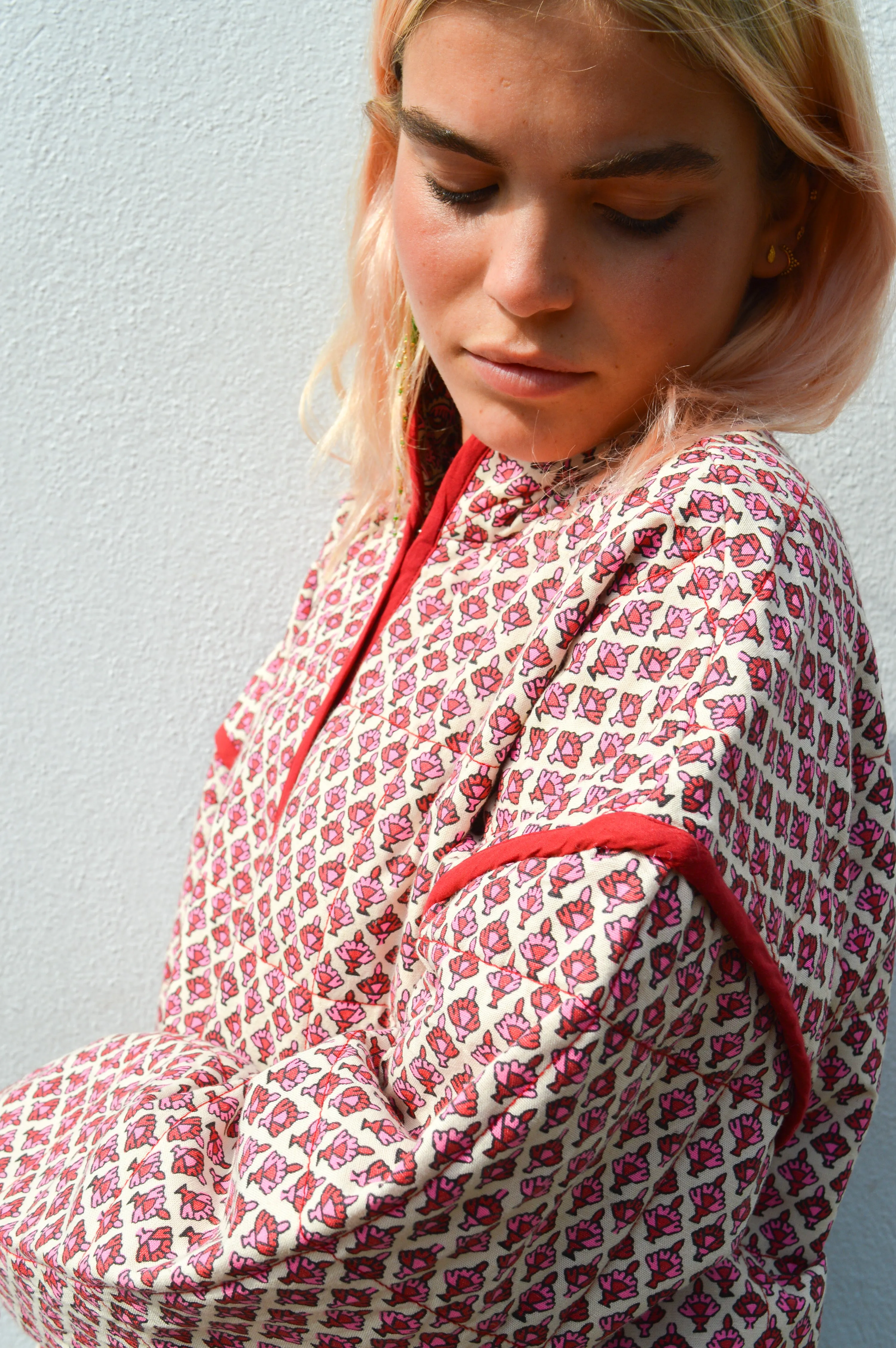 M.A.B.E Viti Print Pink Jacket