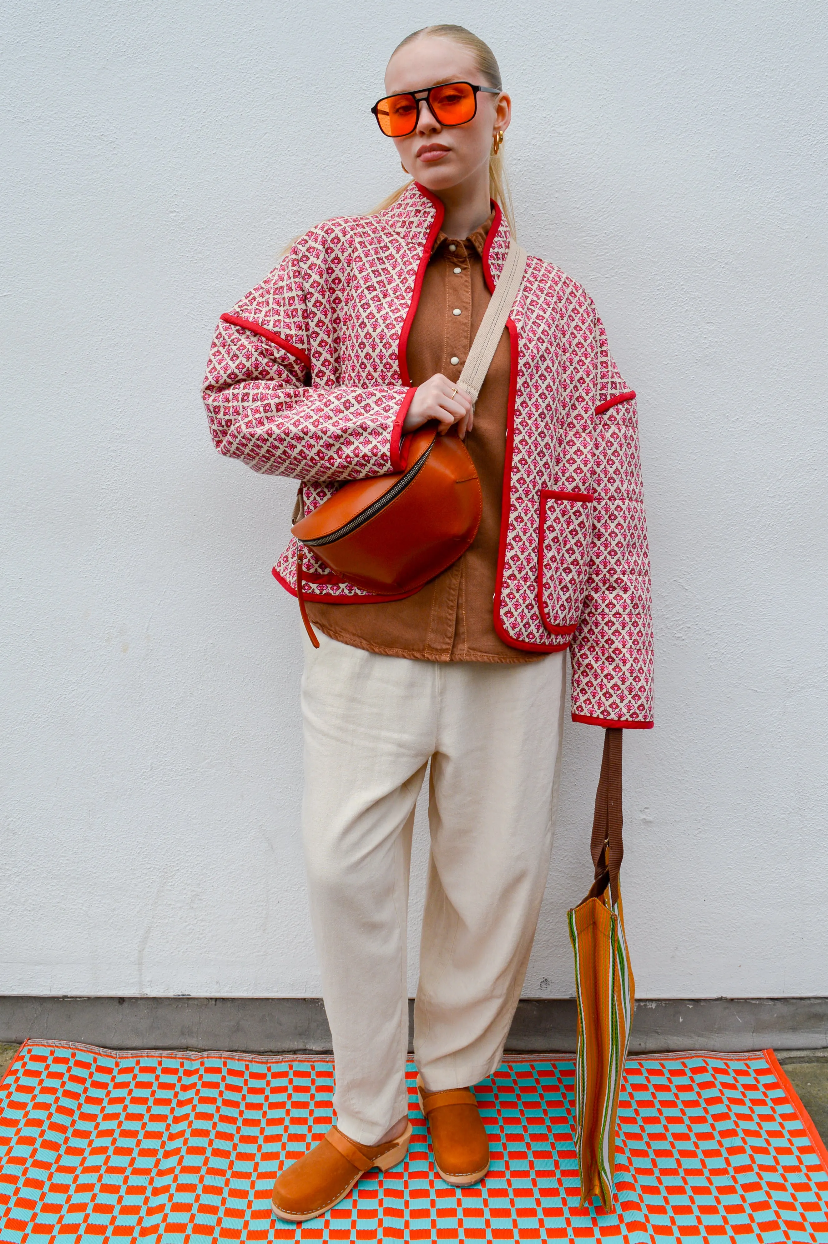 M.A.B.E Viti Print Pink Jacket