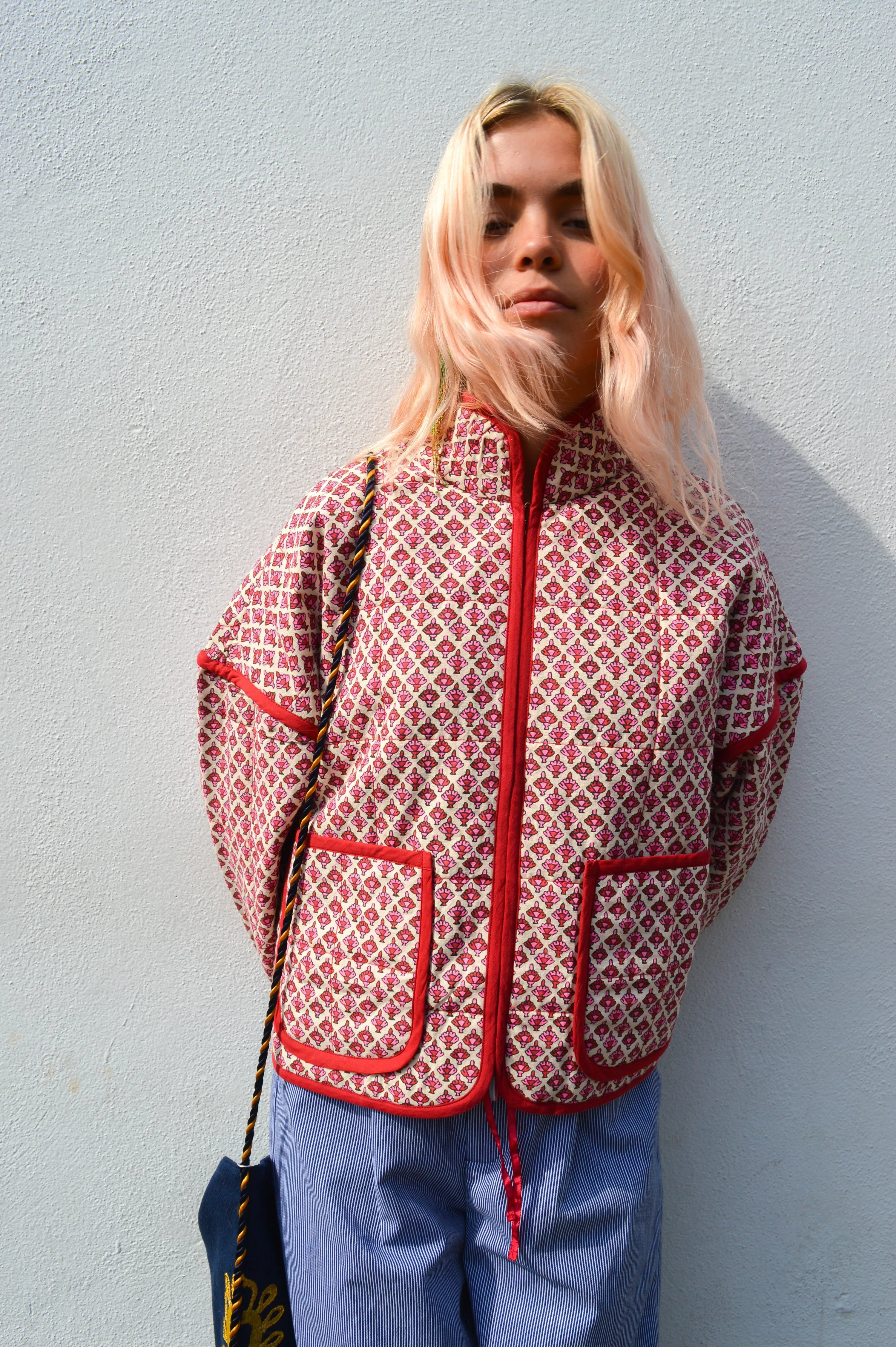M.A.B.E Viti Print Pink Jacket