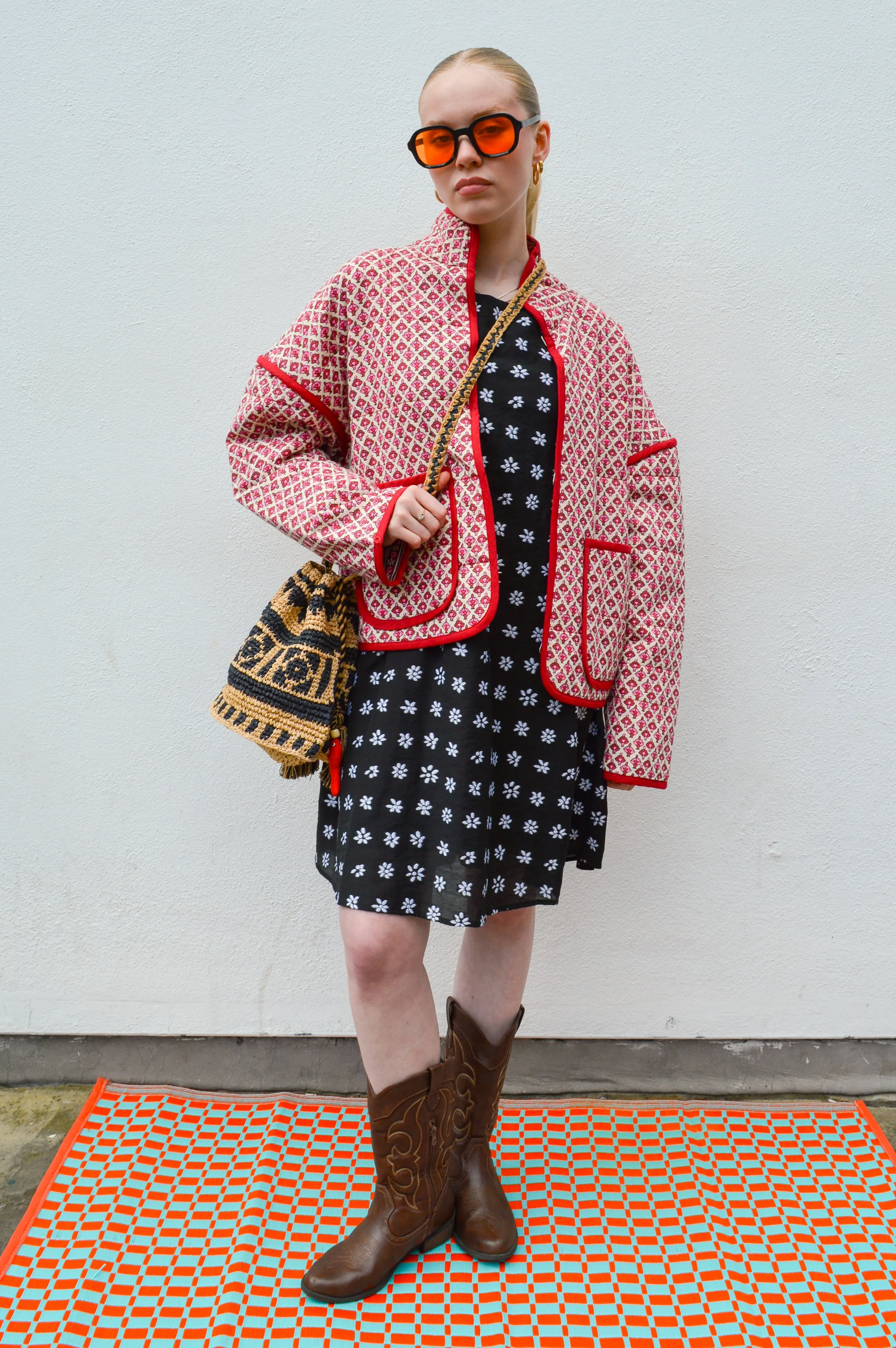 M.A.B.E Viti Print Pink Jacket