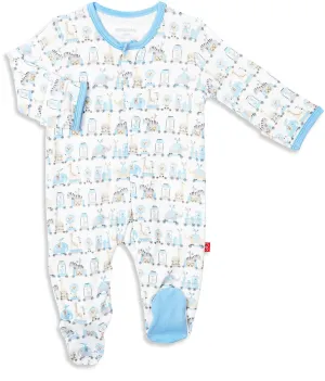 Magnetic Me Blue Taj Express Modal Magnetic Footie