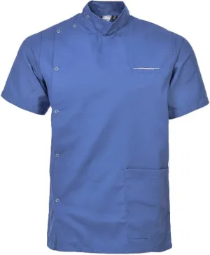 Male Asymmetric Tunic | Size S to XXL | Hospital Blue