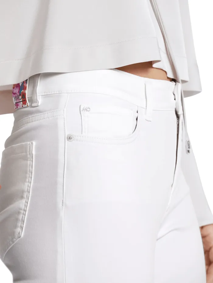 Marc Cain SILEA 5 Pocket Trousers In White WP 81.78 W01 COL 100