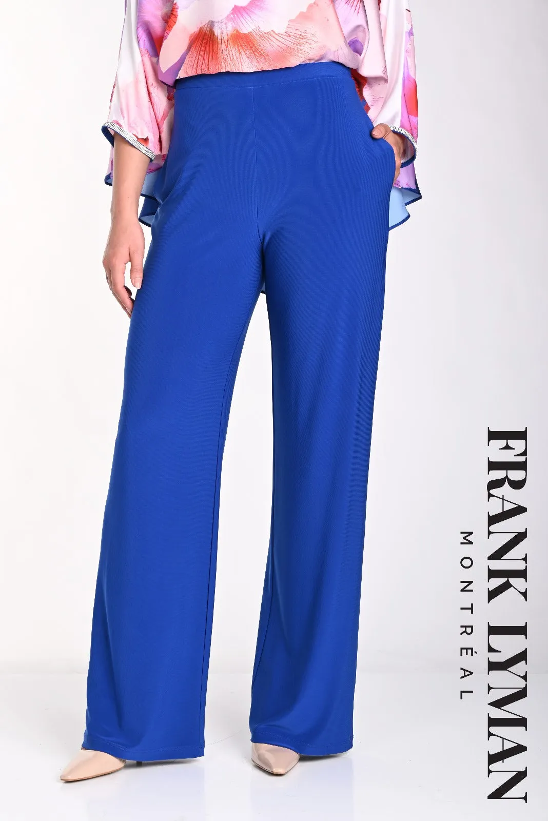 Marine Blue Knit Pant