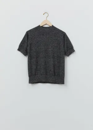 Matisse Cashmere Sweater — Marled Black