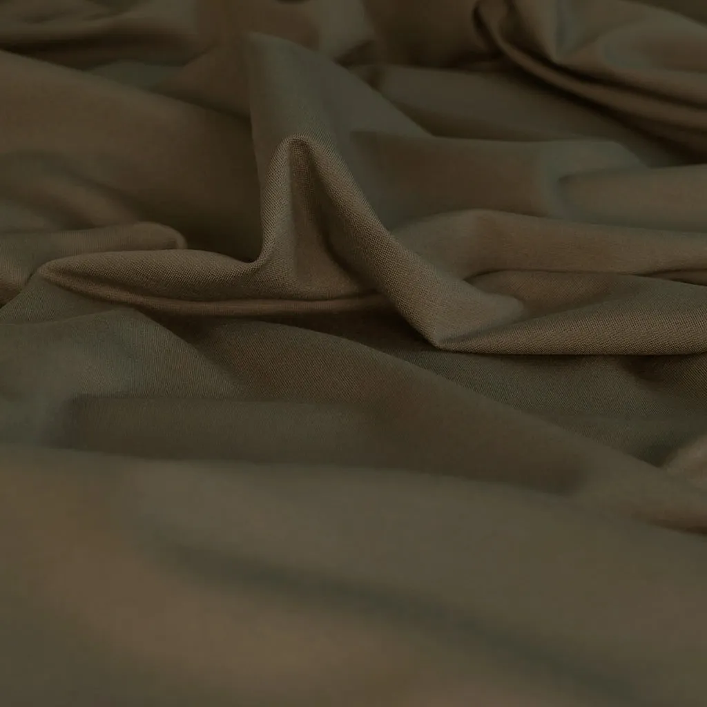 Milan - Camouflage Green, Viscose Rich Ponte de Roma Fabric - 1.2m Remnant