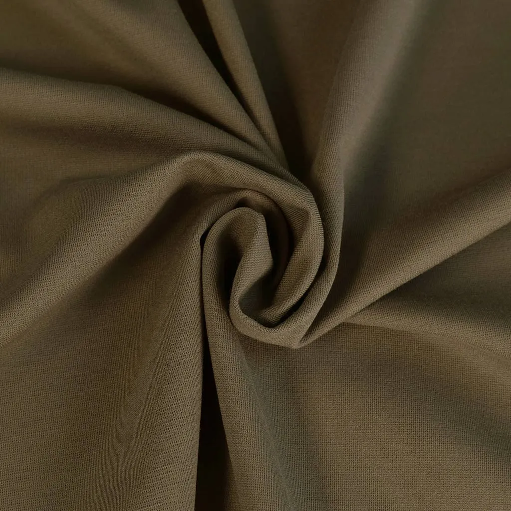 Milan - Camouflage Green, Viscose Rich Ponte de Roma Fabric - 1.2m Remnant