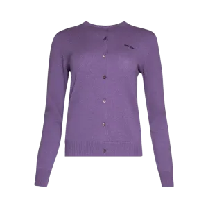 Miu Miu Cashmere 'Malva' cardigan, purple
