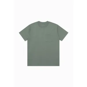 Moskav Round Logo Sage Pocket Tee