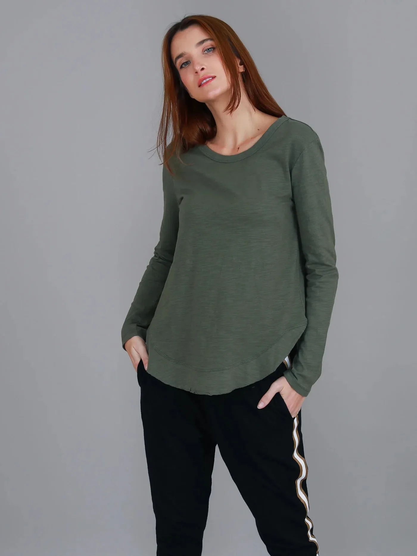 Mosman Long Sleeved Tee (Plus Size)