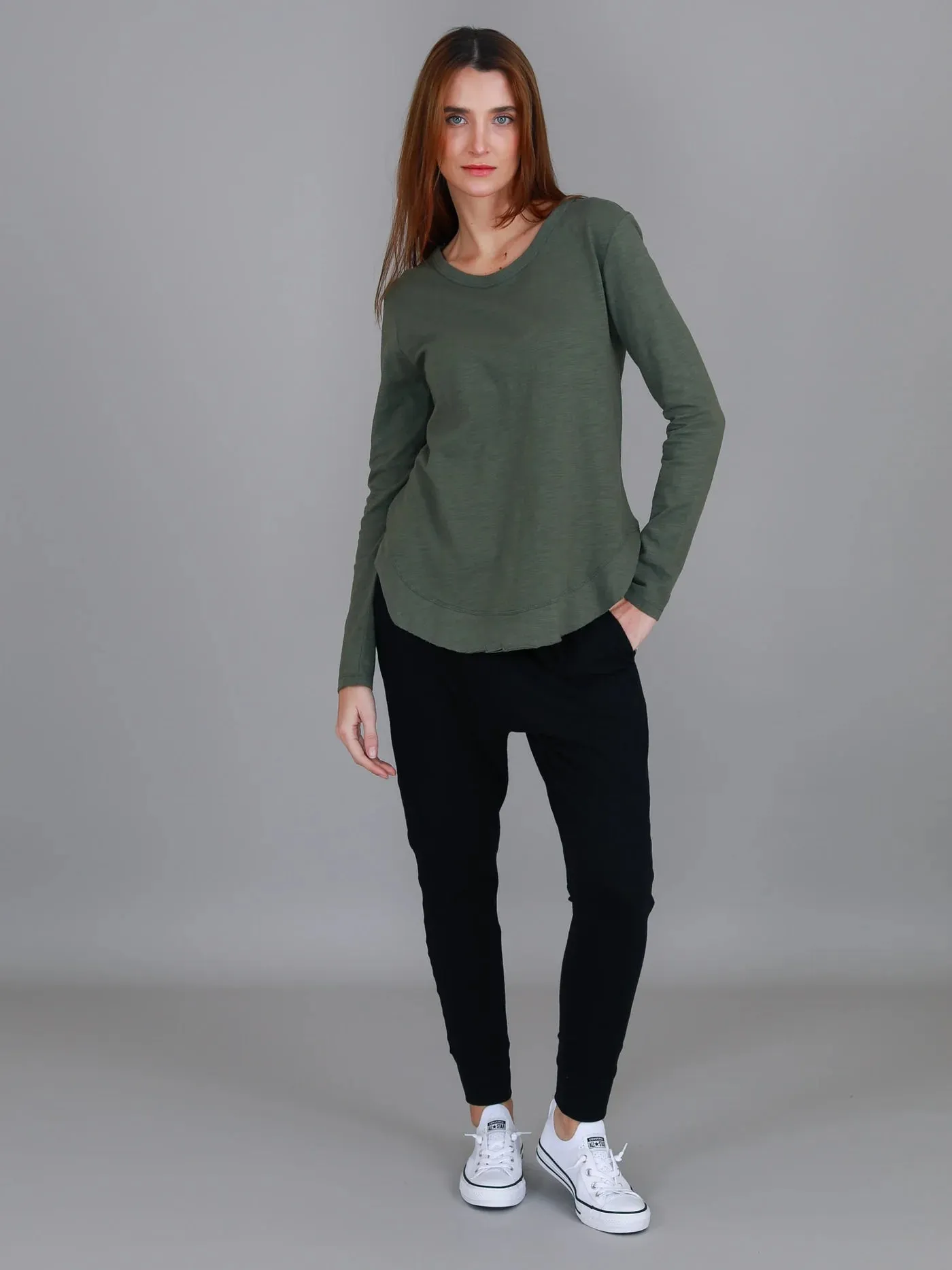 Mosman Long Sleeved Tee (Plus Size)