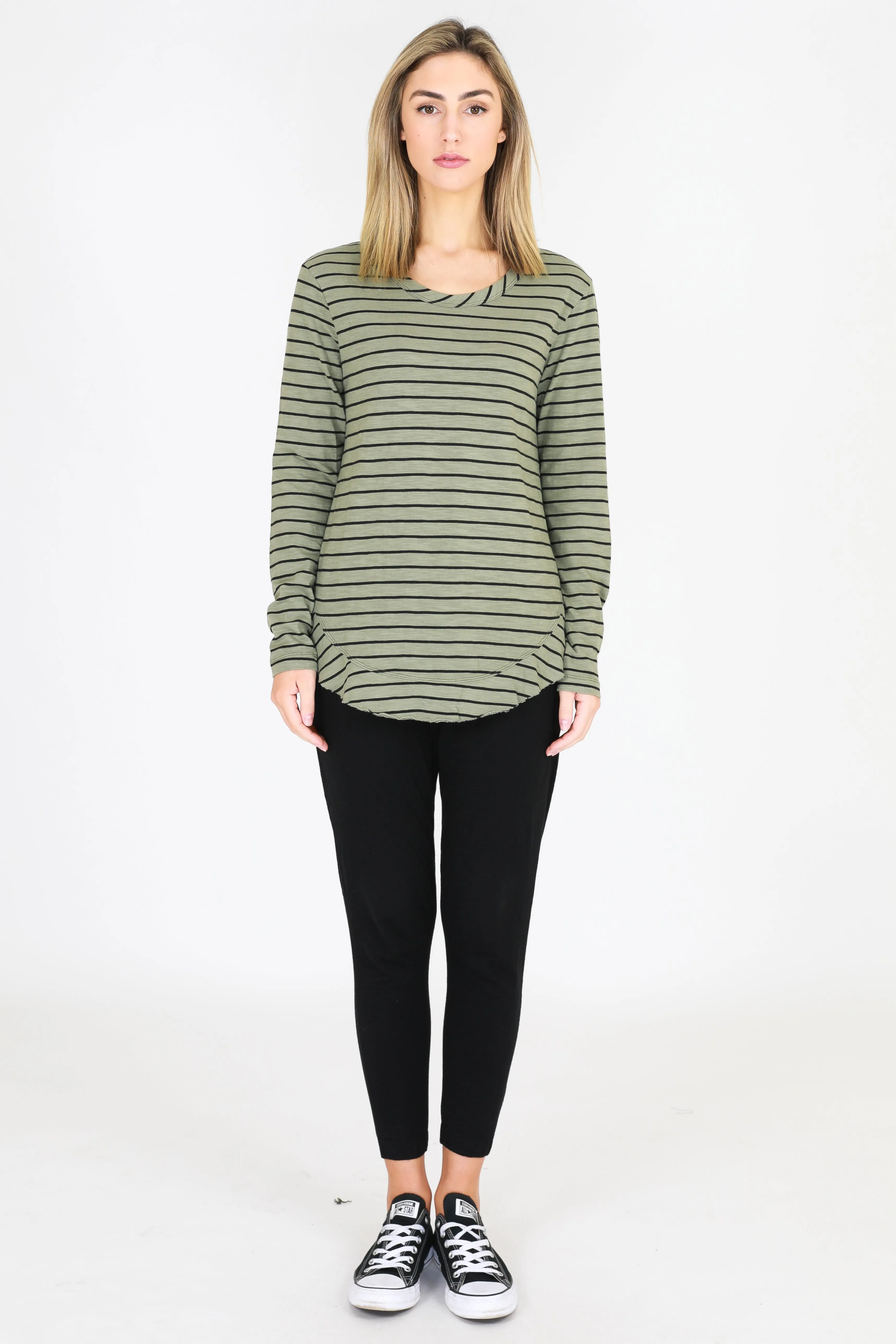 Mosman Long Sleeved Tee (Plus Size)