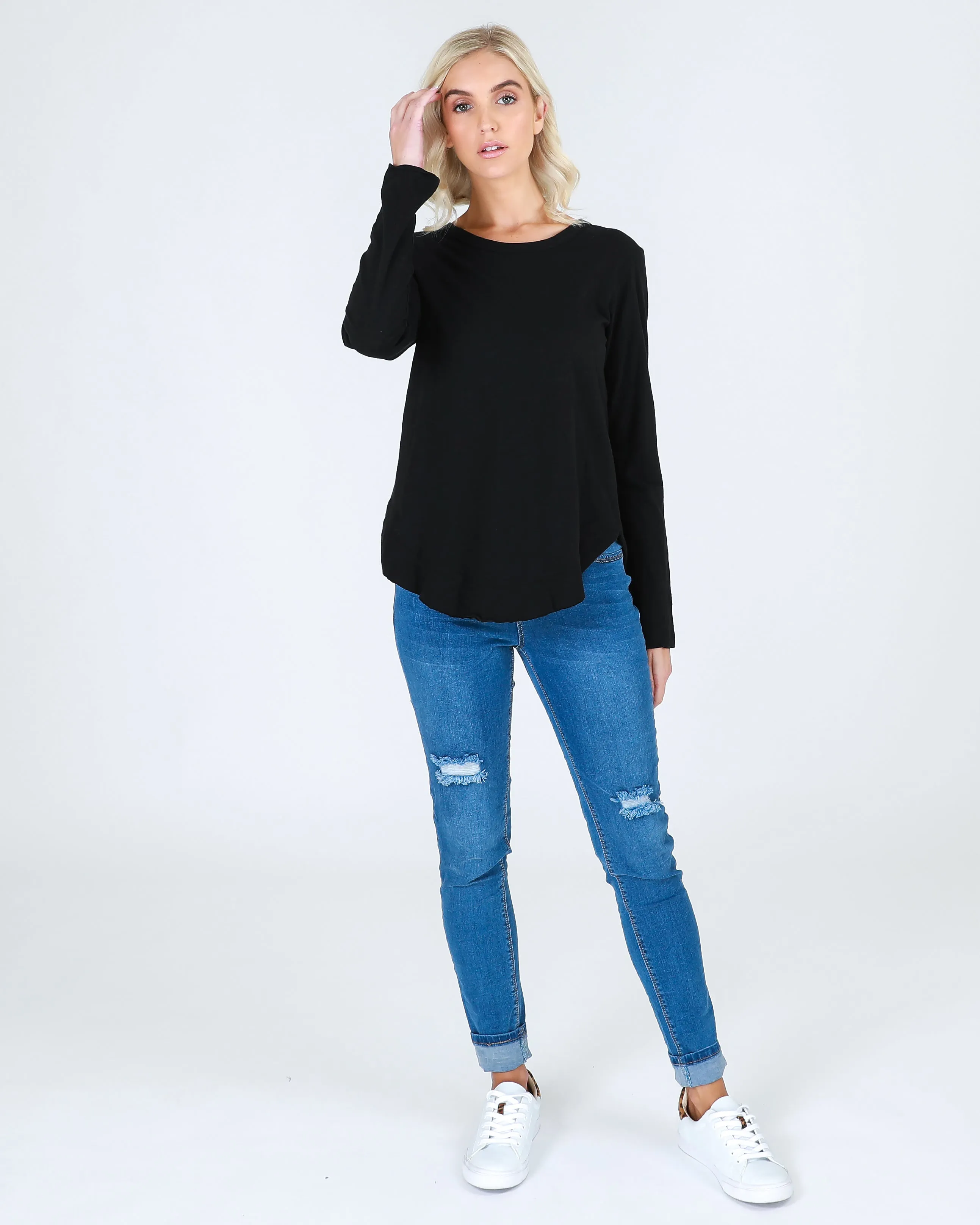 Mosman Long Sleeved Tee (Plus Size)