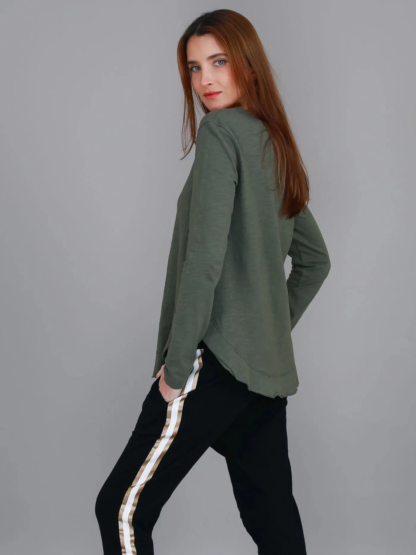 Mosman Long Sleeved Tee (Plus Size)
