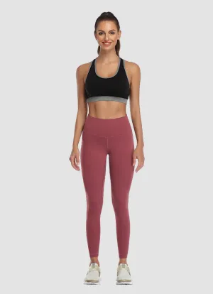 Newborn High Waist Yoga Leggings 25” — Rouge