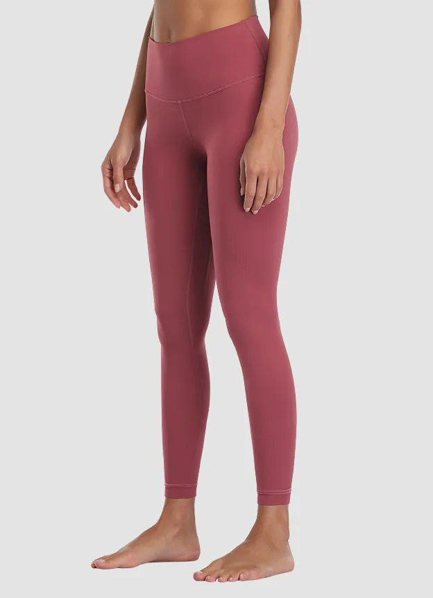 Newborn High Waist Yoga Leggings 25” — Rouge
