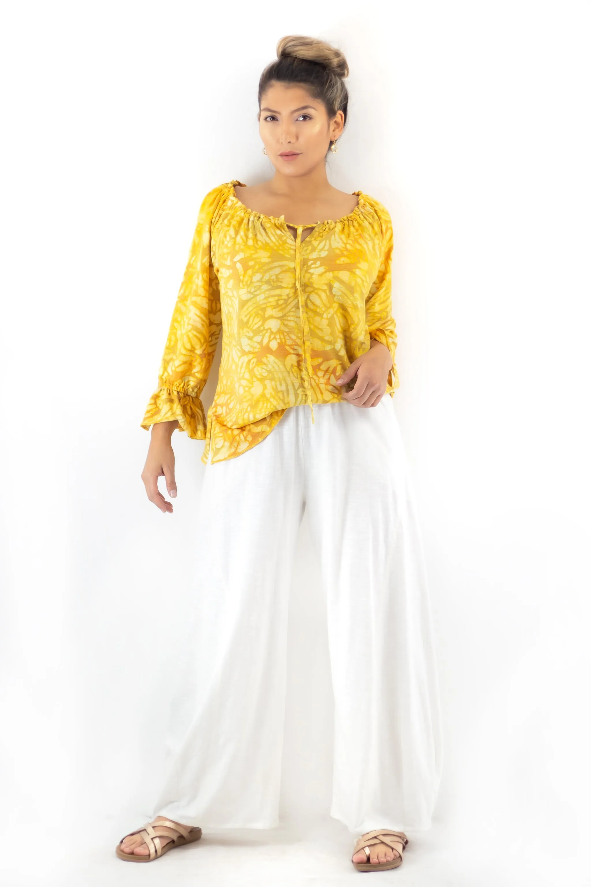 Peasant Blouse J139 - Rush Golden