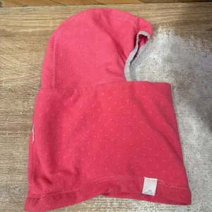 Pink Fleece Hooded Child's Neck Gaiter: pink-children-